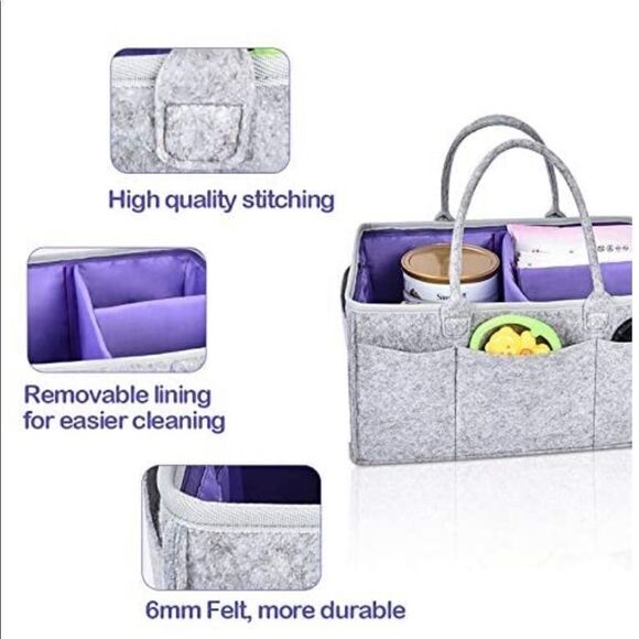 Diaper Storage Bag Handbag Carry Case Accessory - Picture 1 of 7
